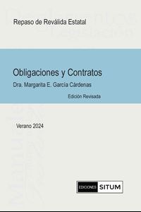 Picture of Manual de Obligaciones y Contratos. Verano 2024. Repaso de Reválida Estatal