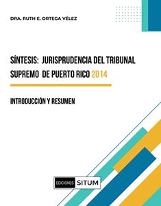 Picture of Sintesis: Jurisprudencia del Tribunal Supremo 2014