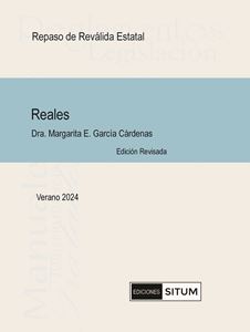 Picture of Manual de Reales Verano 2024. Repaso de Reválida Estatal