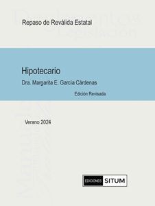 Picture of Manual de Hipotecario Verano 2024. Repaso de Reválida Estatal