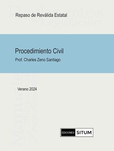 Picture of Manual de Procedimiento Civil Verano 2024. Repaso de Reválida Estatal