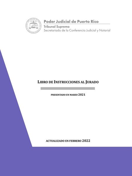 Picture of Libro de Instrucciones al Jurado